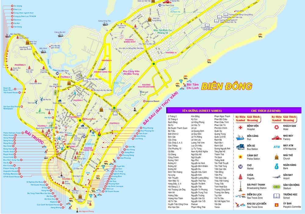 Mapa de cidade de ho chi minh city porta