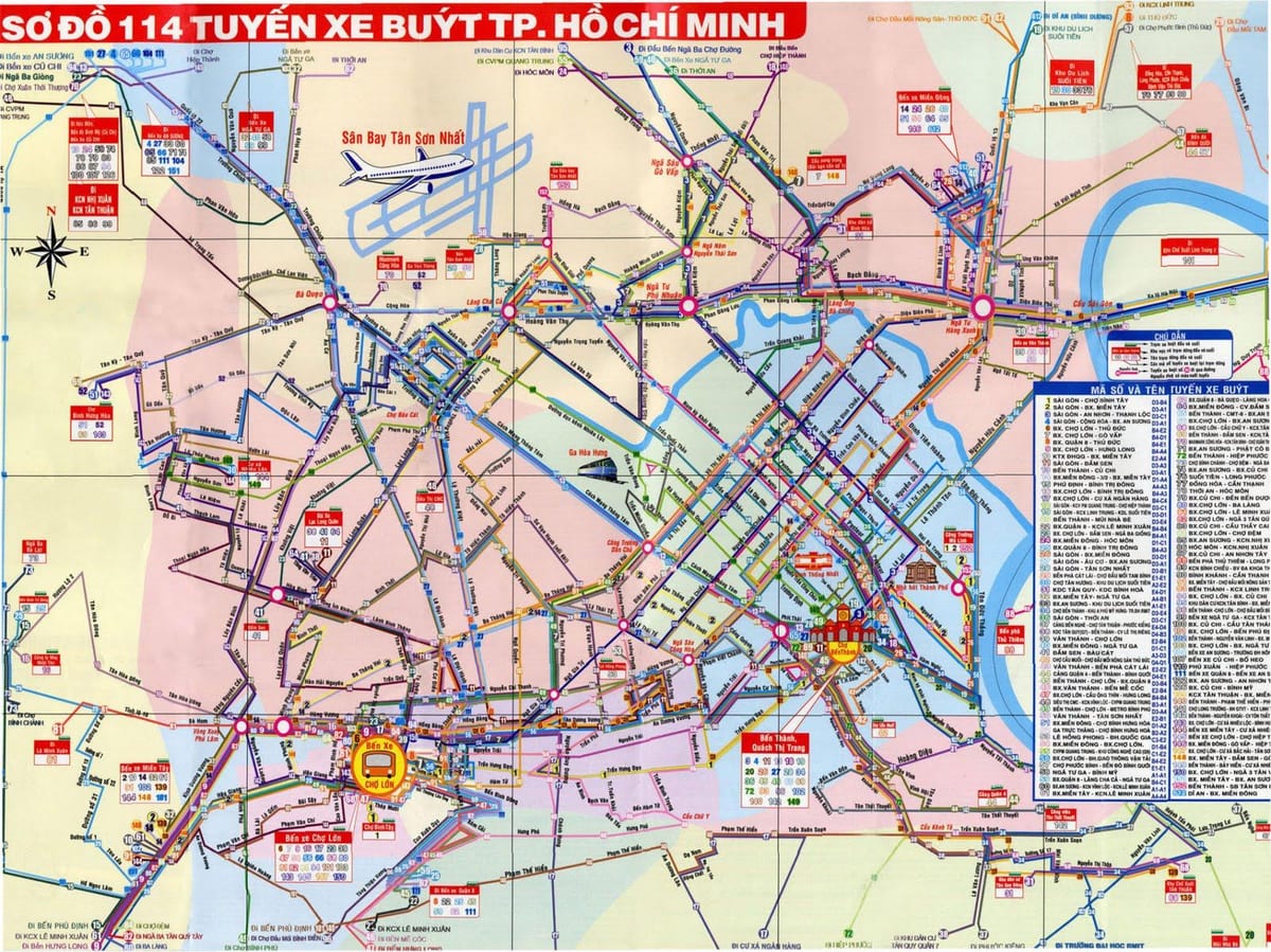 saigon mapa de rua