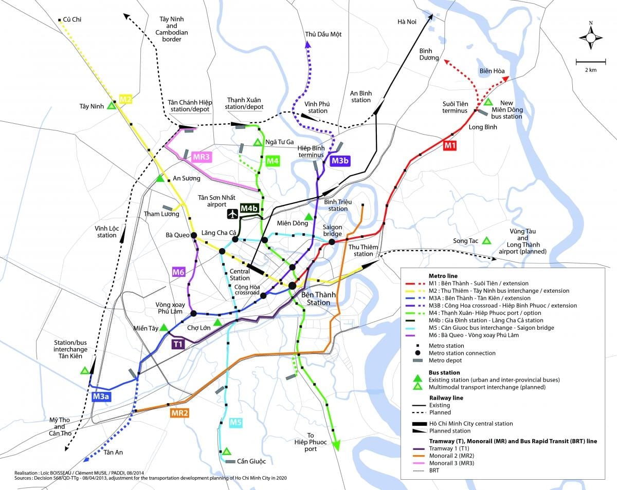 cidade de ho chi minh city mapa do metrô