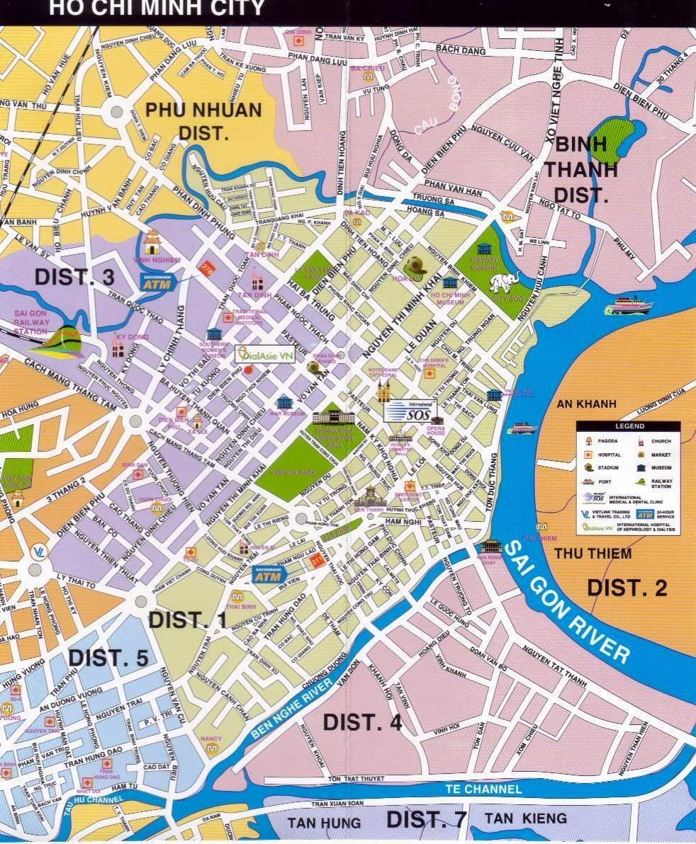 ho chi minh mapa