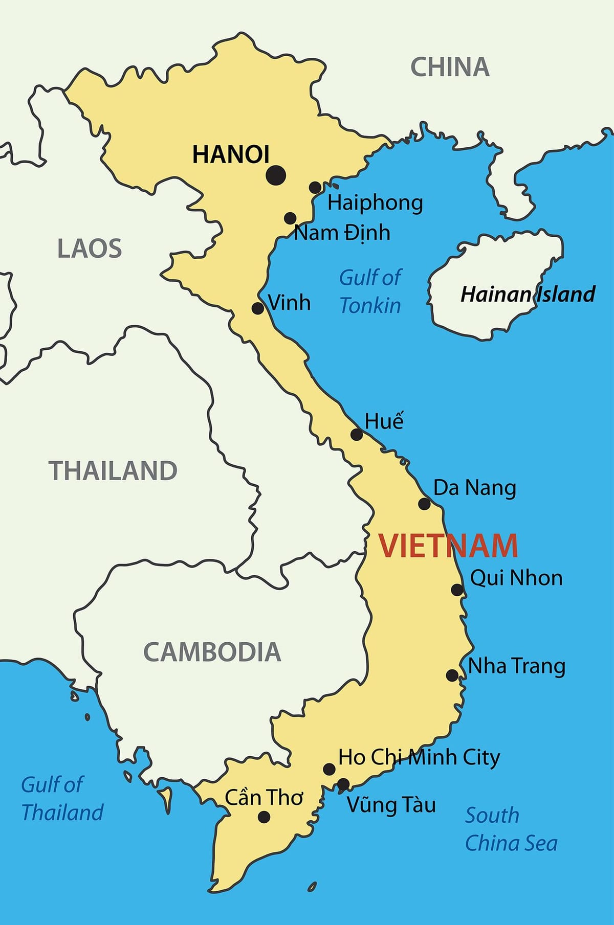Mapa de saigon, vietnã