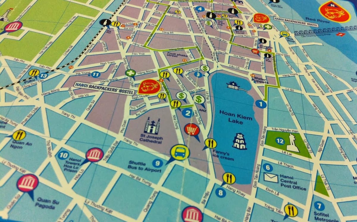 cidade de ho chi minh passeio a pé mapa