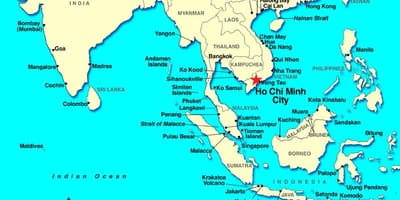 Saigon mapa