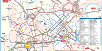 Cidade de Ho chi minh city bus mapa