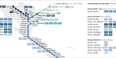 Estação ferroviária de ho chi minh city mapa