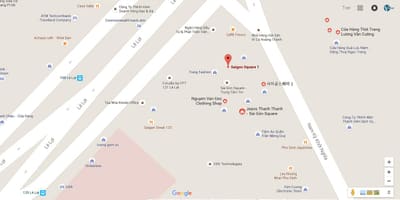 Mapa de saigon praça